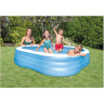 Надувной квадратный бассейн INTEX «Семейная купальня» 57495, 229×229×56 см